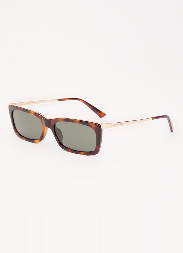 Saint Laurent Dames Retro zonnebril YS000663 Bruin - Deal