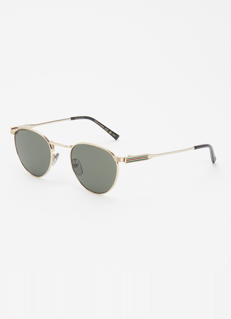 Gucci Heren Retro zonnebril GG1875S Goud - Deal