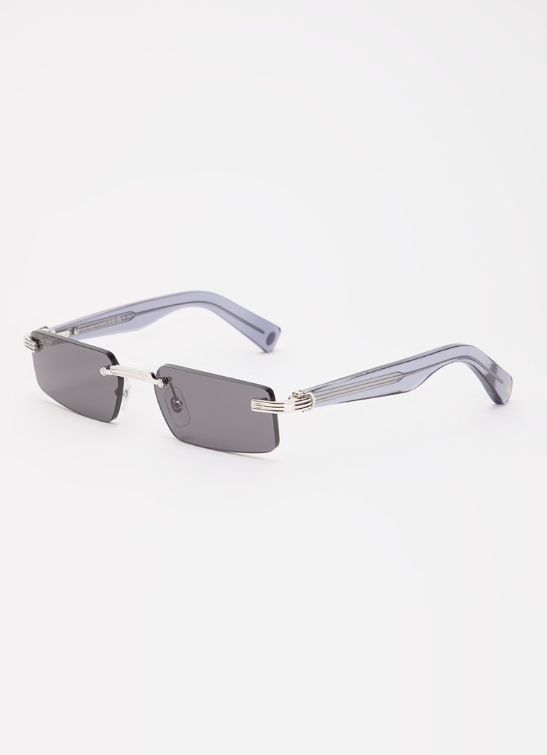 Cartier Heren Retro zonnebril CT0537S Grijs - Deal