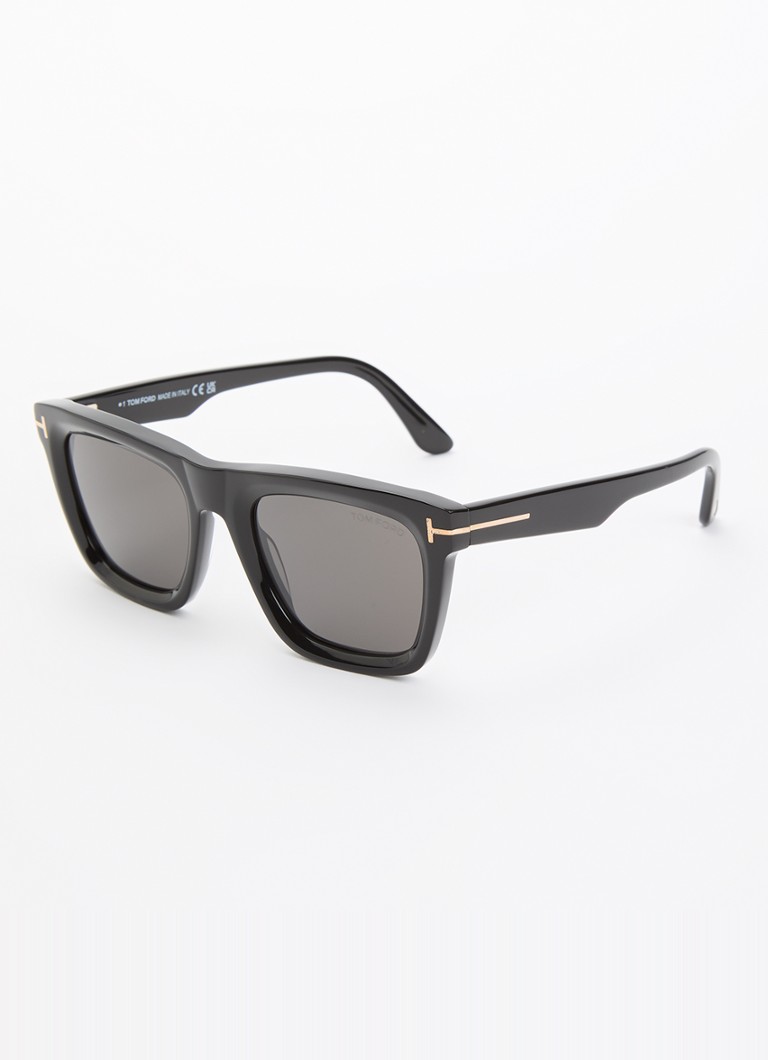 TOM FORD Heren Lelio zonnebril TR001982 Zwart