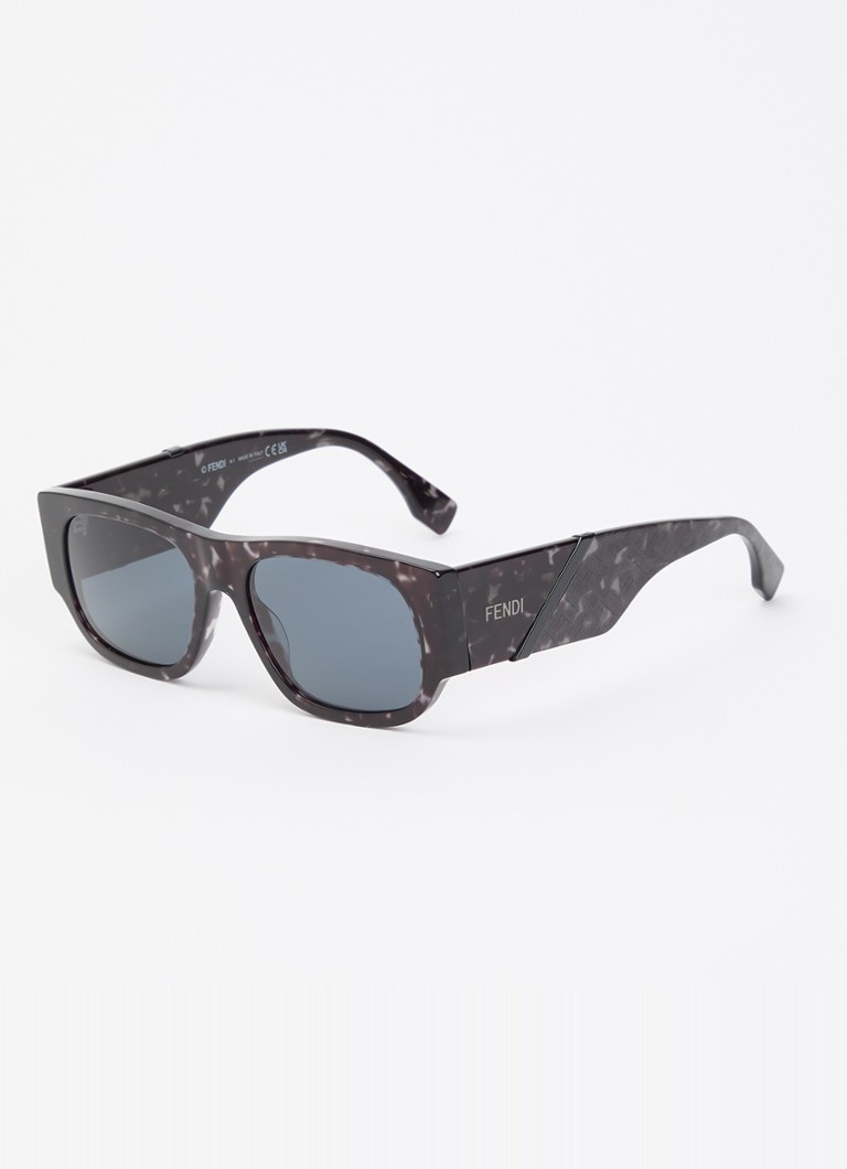 Fendi Dames Wayfarer zonnebril FE40156I Zwart - Deal