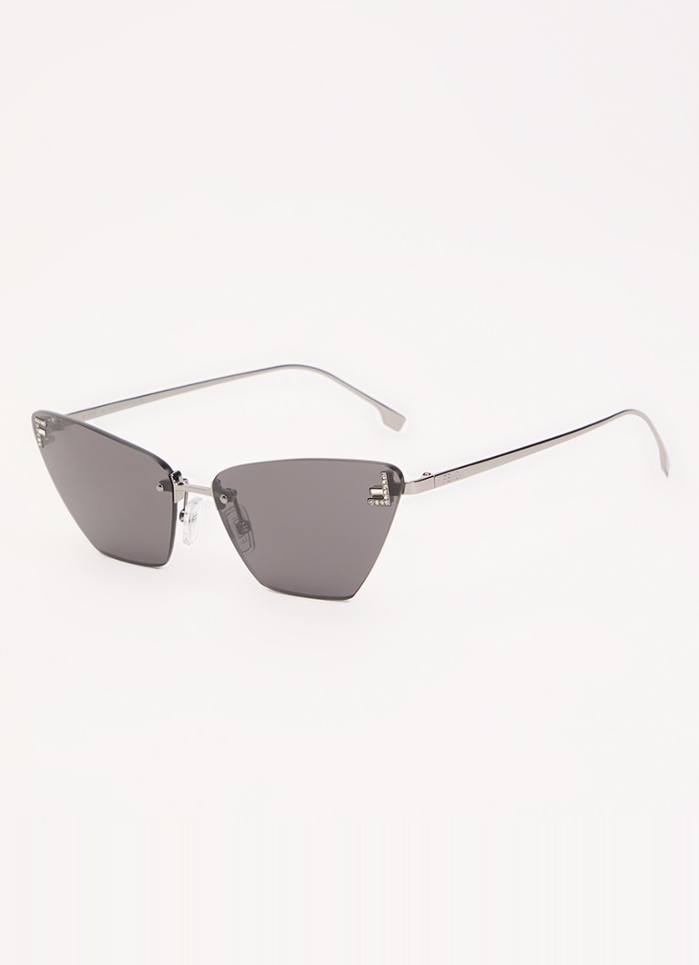 Fendi Dames Cat Eye zonnebril FN000843 Zwart