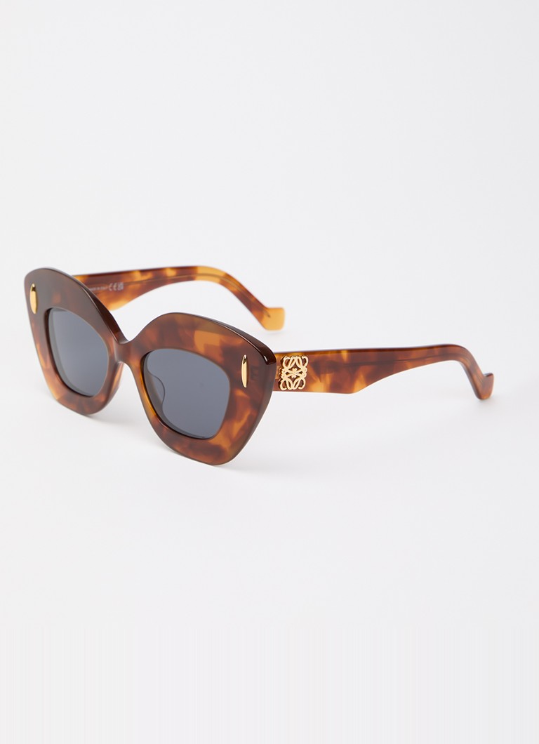 LOEWE Dames Anagram zonnebril LW40127I Bruin - Deal