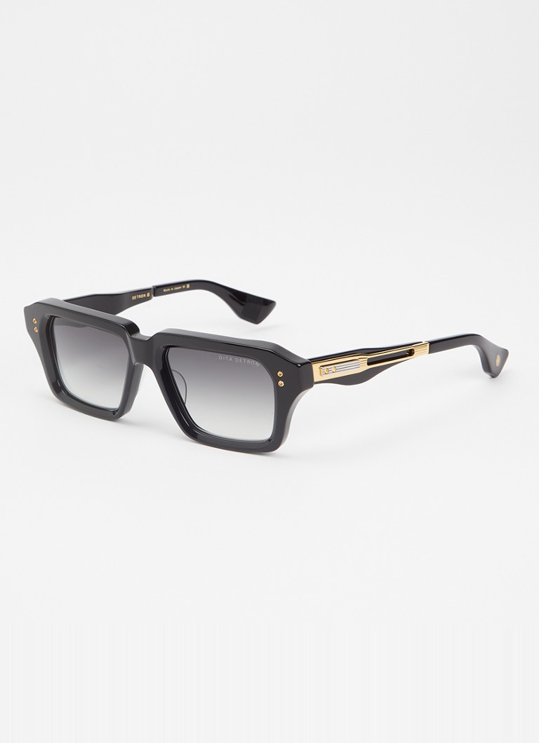 DITA Heren Detron zonnebril anti-reflecterend D4000471 Zwart