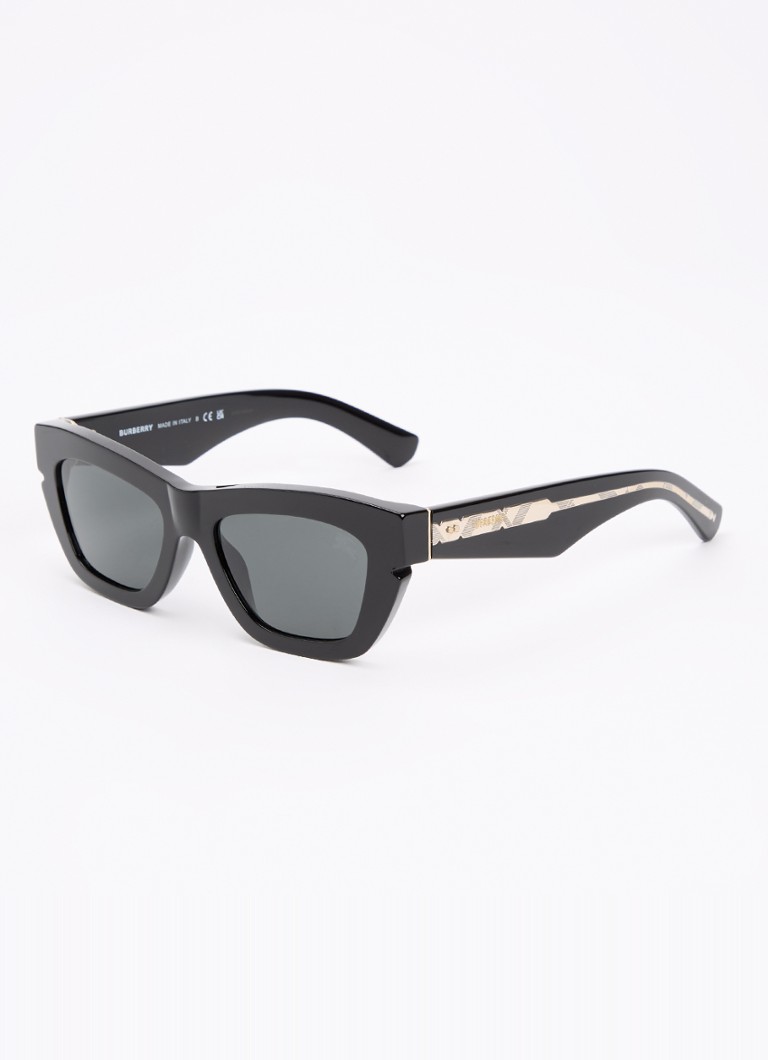 Burberry Dames Cat Eye zonnebril BE4454 Zwart - Deal