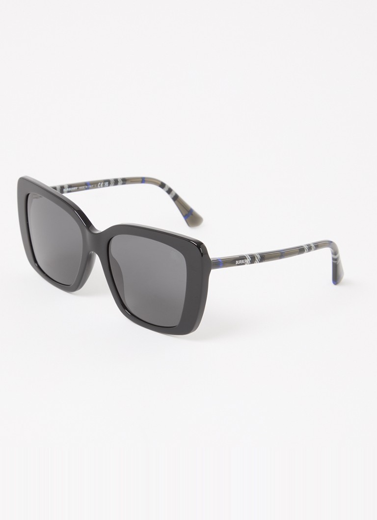 Burberry Dames Butterfly zonnebril BE4456 Zwart - Deal