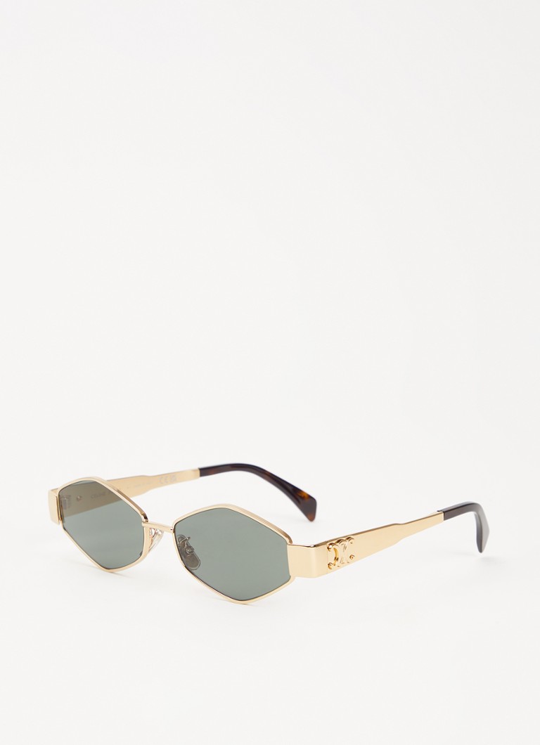 Celine Dames Metal Triomphe zonnebril CL40254U Goud