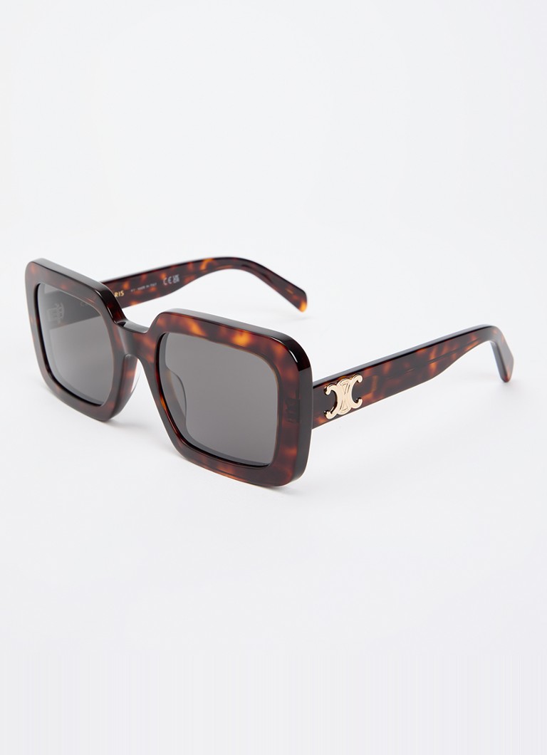 Celine Dames Retro zonnebril CL000491 Donkerbruin - Deal