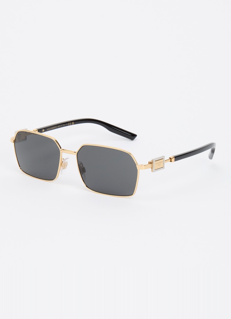 Dolce & Gabbana Dames Retro zonnebril DG2316 Goud - Deal