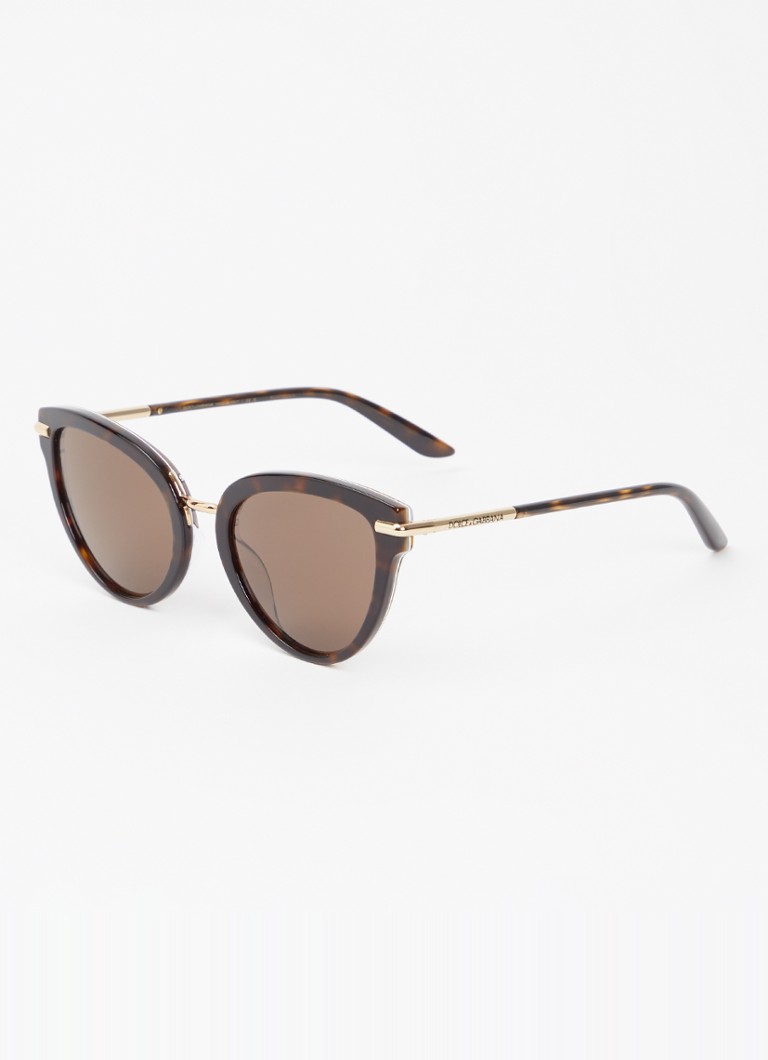 Dolce & Gabbana Dames Butterfly zonnebril DG4492 Donkerbruin - Deal