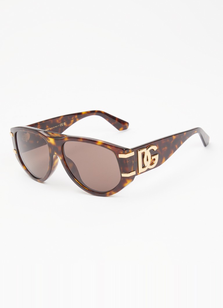 Dolce & Gabbana Dames Piloten zonnebril DG4499 Bruin - Deal