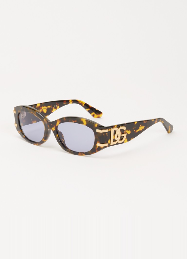 Dolce & Gabbana Dames Retro zonnebril DG4502 Bruin - Deal