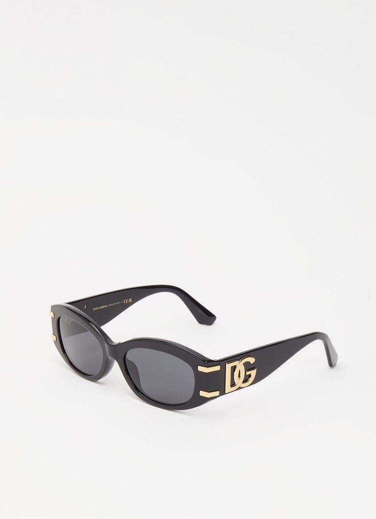 Dolce & Gabbana Dames Retro zonnebril DG4502 Zwart - Deal