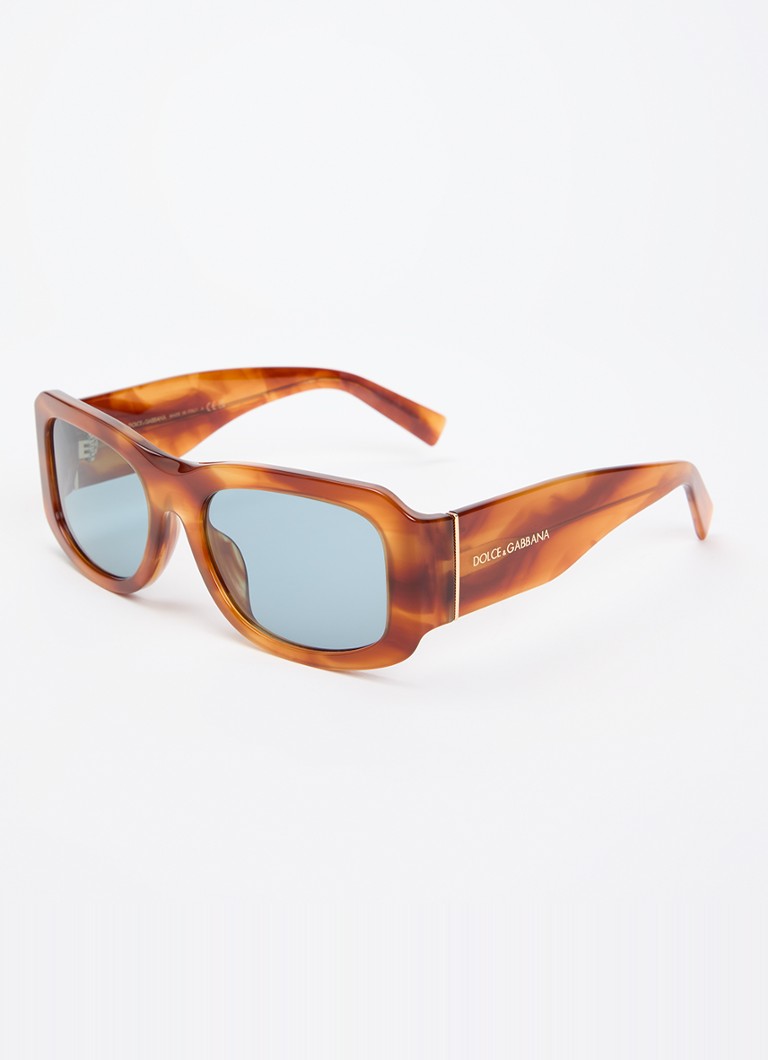 Dolce & Gabbana Heren Retro zonnebril DG4503 Roestbruin - Deal