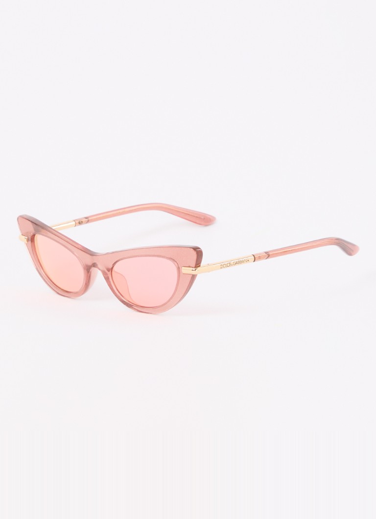 Dolce & Gabbana Kinderen Cat Eye zonnebril DX4008 Koraalroze - Deal