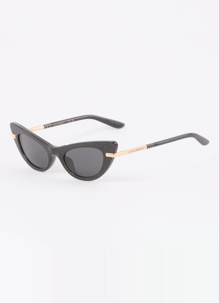 Dolce & Gabbana Kinderen Cat Eye zonnebril DX4008 Zwart - Deal
