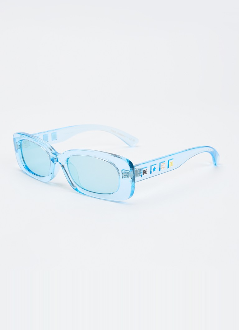 Dolce & Gabbana Kinderen Retro zonnebril DX6006U Lichtblauw - Deal