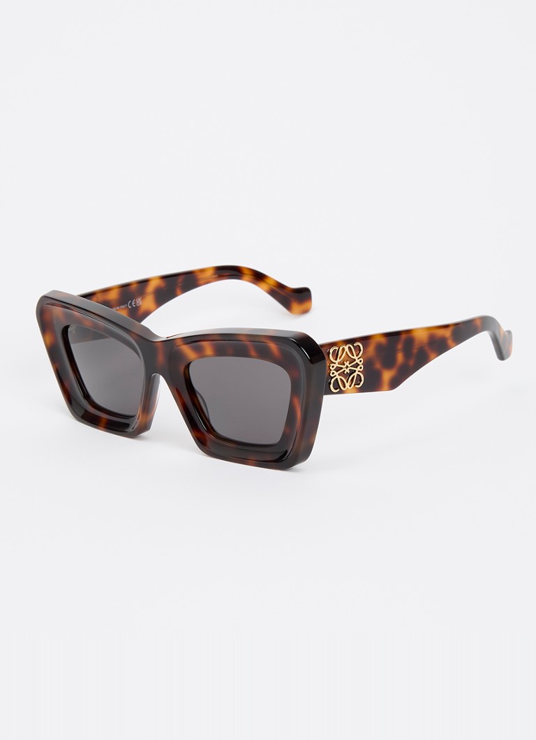 LOEWE Dames Cat Eye zonnebril LW40145I Bruin