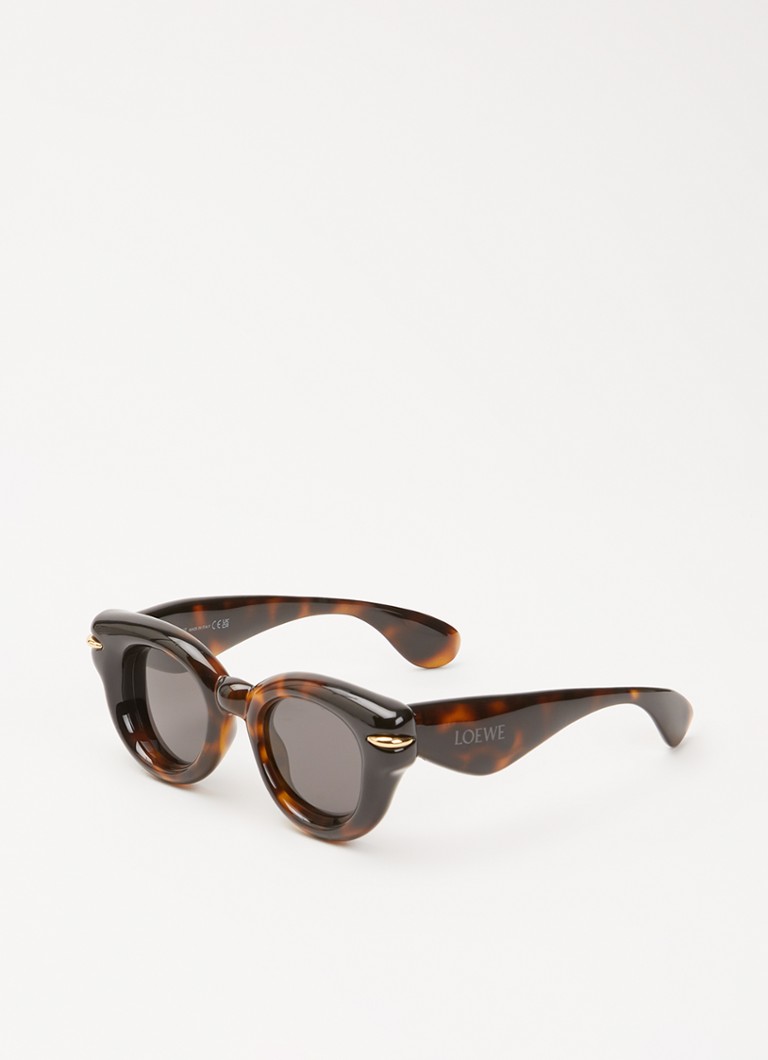LOEWE Dames Wayfarer zonnebril LW40135I Bruin - Deal