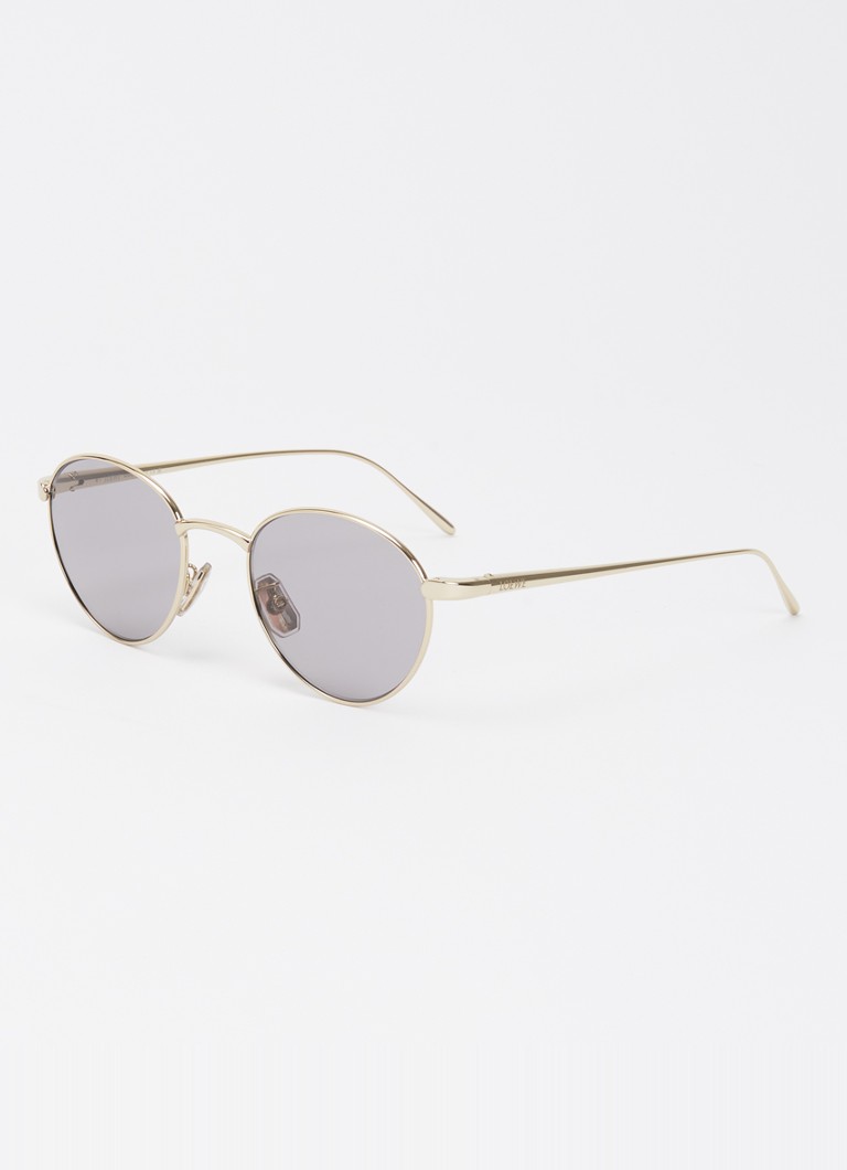 LOEWE Dames Retro zonnebril LW40152U Goud - Deal