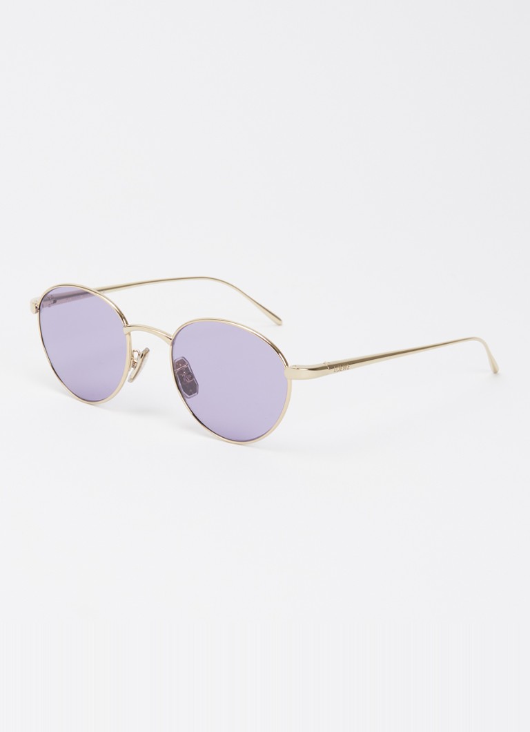 LOEWE Dames Retro zonnebril LW40152U Goud - Deal