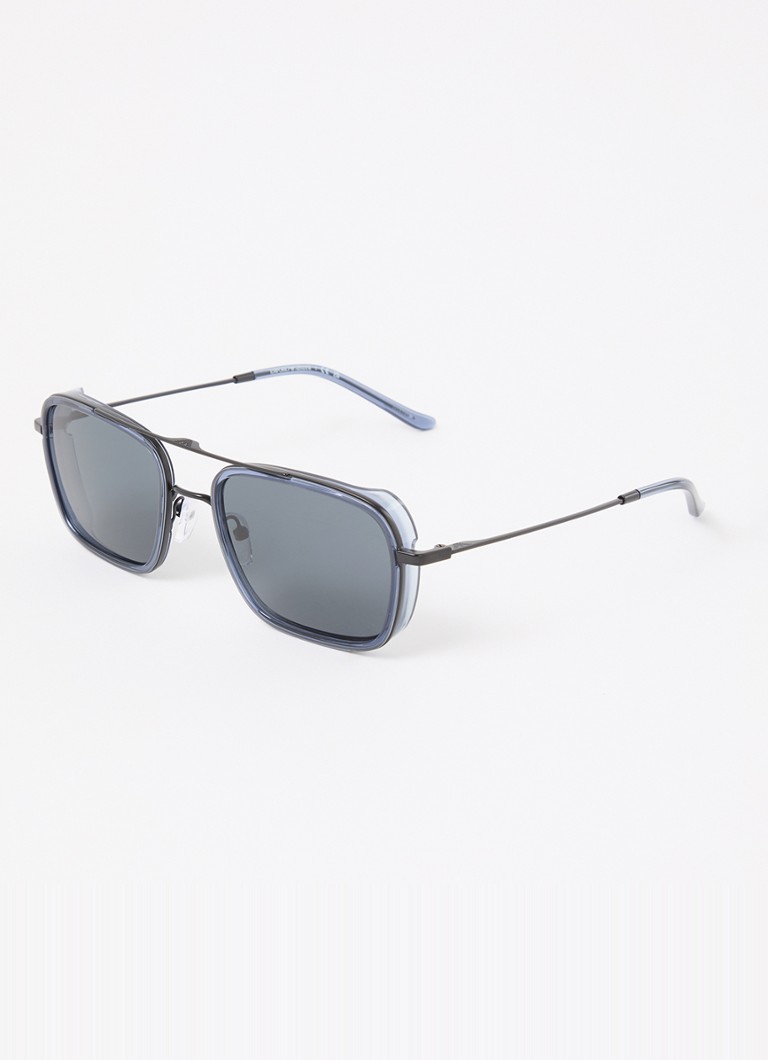 Armani Heren Piloten zonnebril EA2162 Donkerblauw - Deal
