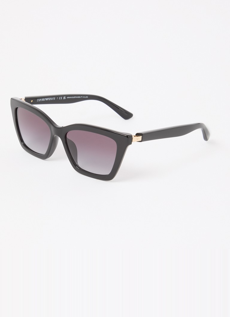 Armani Dames Wayfarer zonnebril EA4250U Zwart - Deal