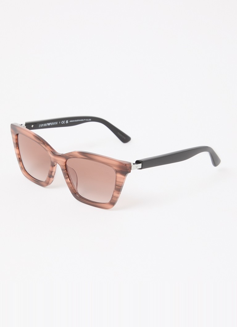 Armani Dames Wayfarer zonnebril EA4250U Bruin - Deal