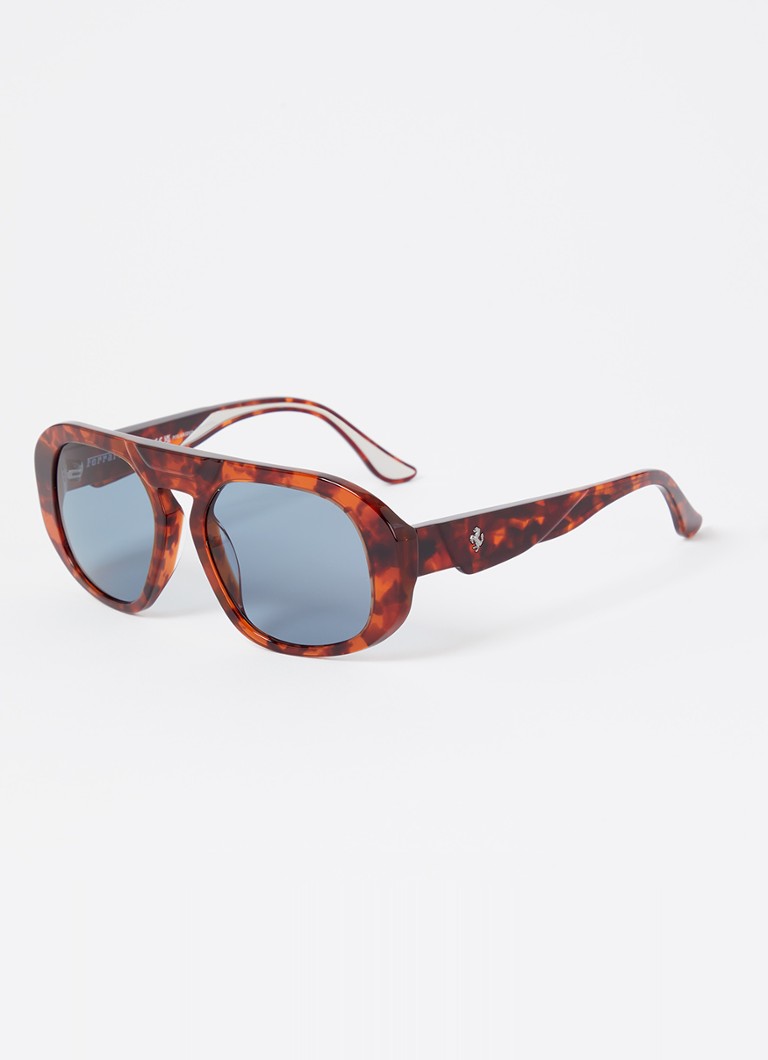 Ferrari Heren Piloten zonnebril gepolariseerd FH2014U Bruin - Deal