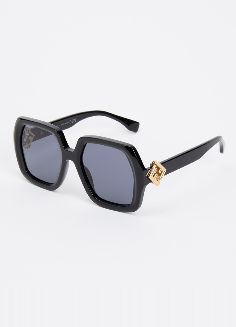 Fendi Dames Butterfly zonnebril FE40139I Zwart - Deal