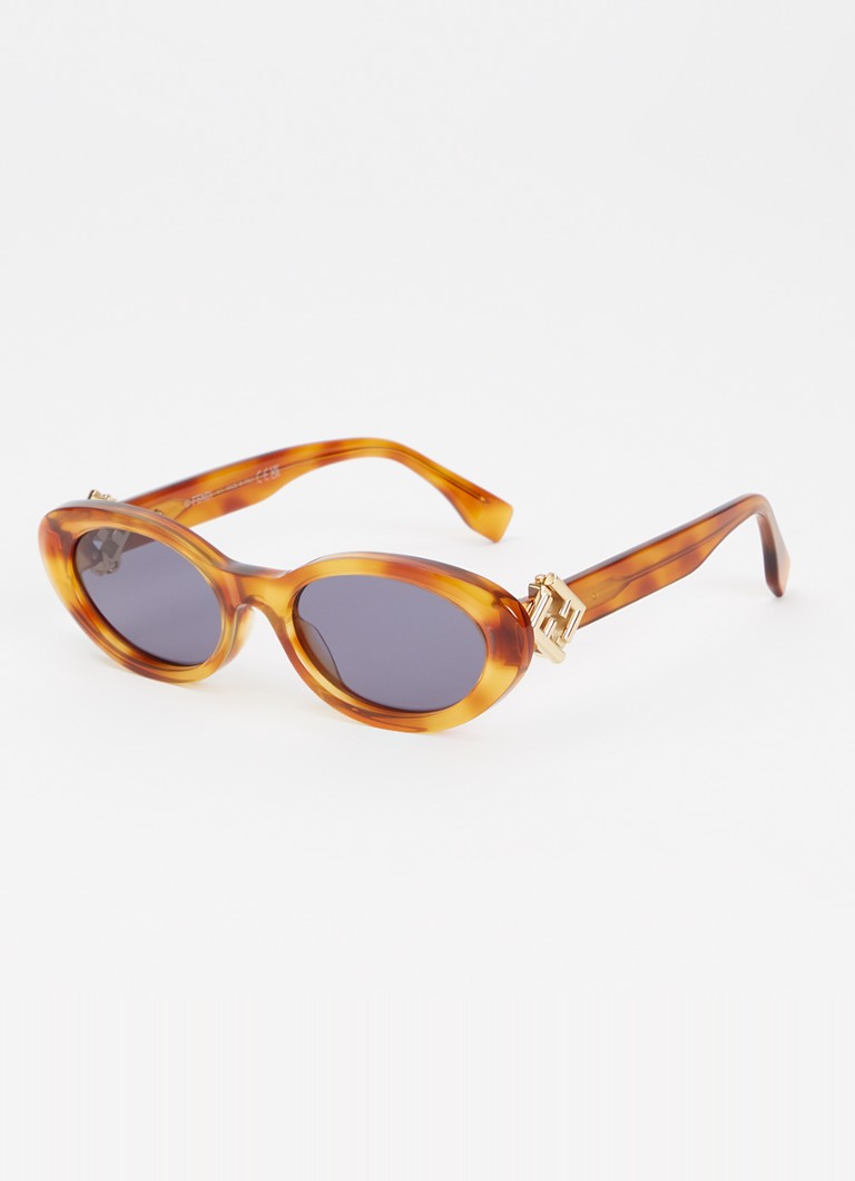 Fendi Dames Retro zonnebril FE40140U Bruin - Deal