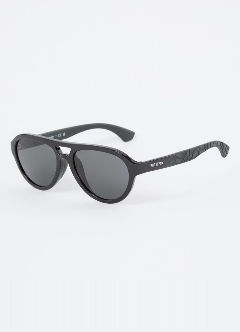Burberry Kinderen Piloten zonnebril JB4005U Zwart - Deal