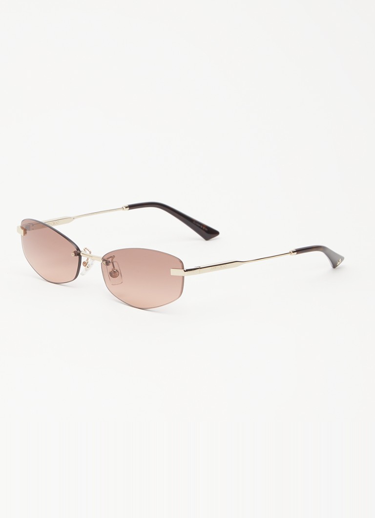 Jimmy Choo Dames Retro zonnebril JC4013D Donkerbruin - Deal