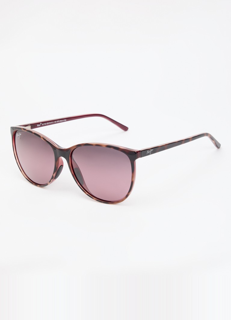 Maui Jim Dames Ocean Cat Eye zonnebril gepolariseerd MJ000512 Bruin - Deal
