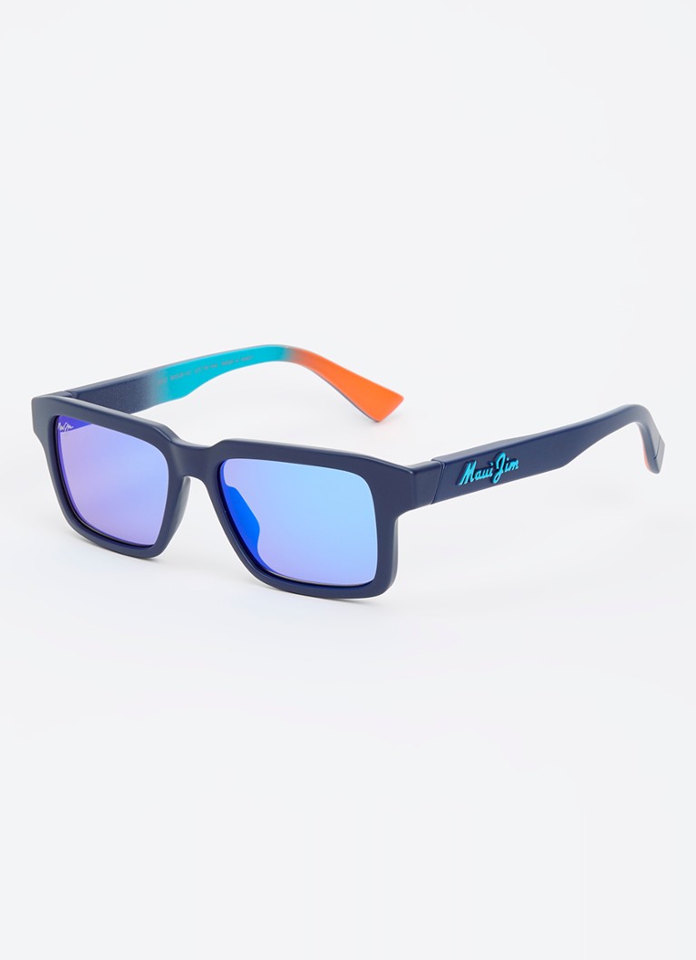 Maui Jim Heren Kahiko zonnebril gepolariseerd MJ635-02 Donkerblauw - Deal