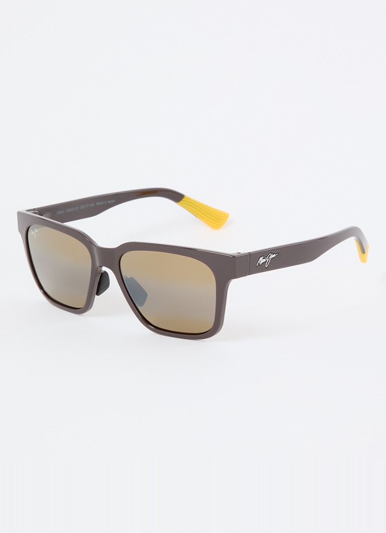 Maui Jim Heren Punkikai zonnebril gepolariseerd MJ631-01 Bruin - Deal