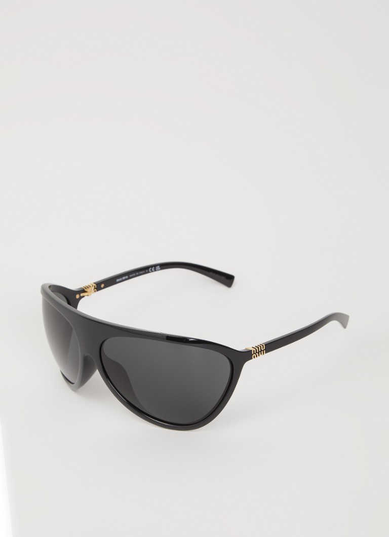 Miu Miu Dames Piloten zonnebril MU A01S Zwart - Deal
