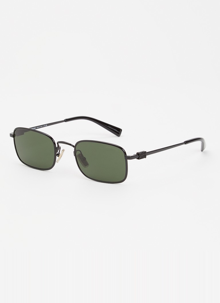 Miu Miu Dames Retro zonnebril MU A53S Zwart - Deal
