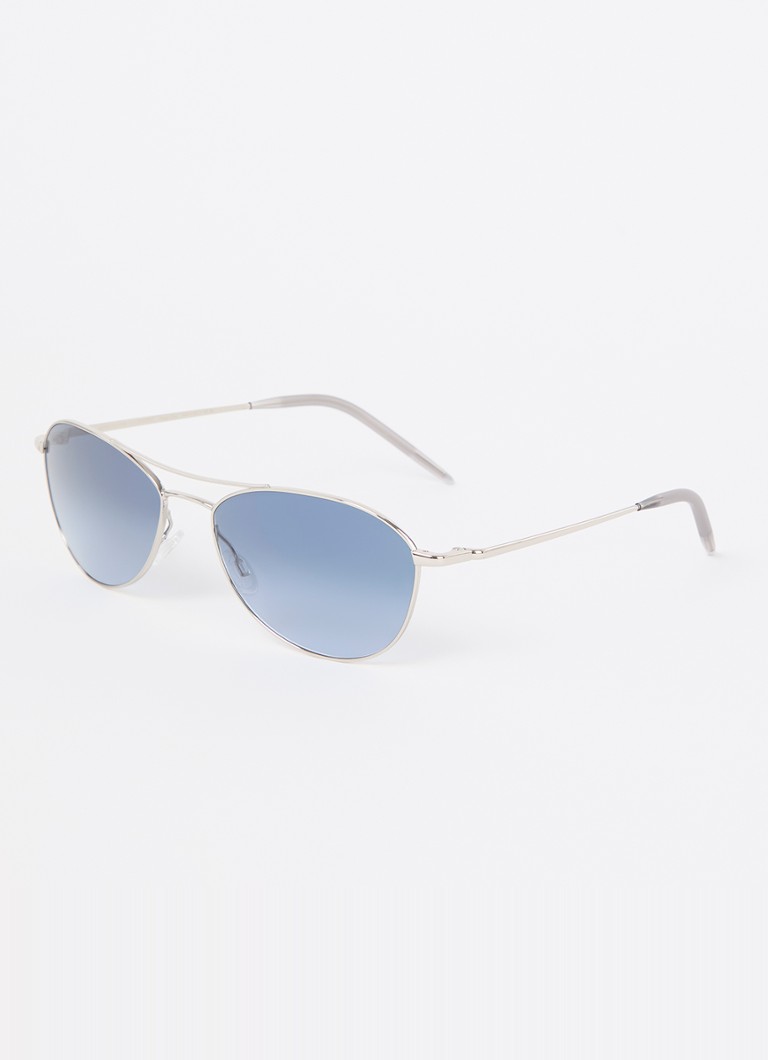 Oliver Peoples Heren Piloten zonnebril OV1358S Zilver - Deal