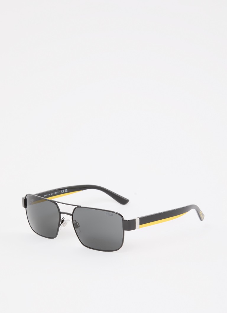 Ralph Lauren Heren Piloten zonnebril PH3161 Zwart - Deal