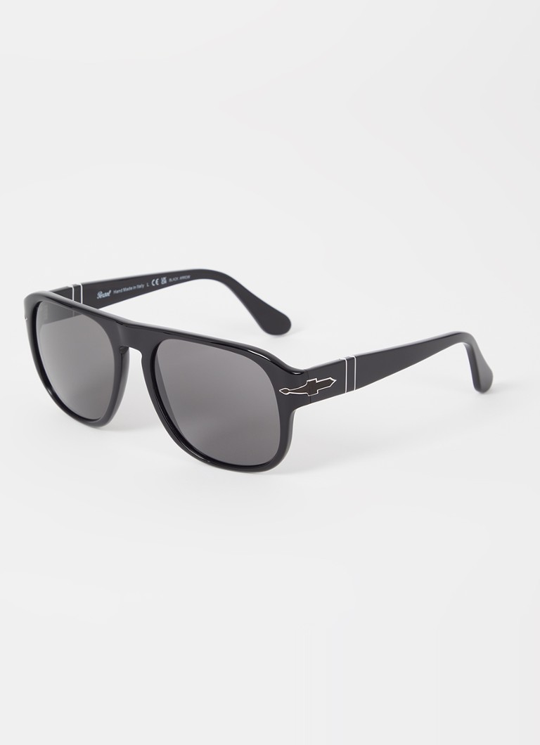 Persol Heren Jean zonnebril PO3310S Zwart - Deal
