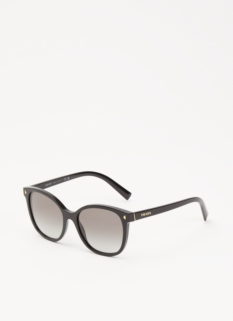 Prada Dames Cat Eye zonnebril PR22ZS Zwart - Deal