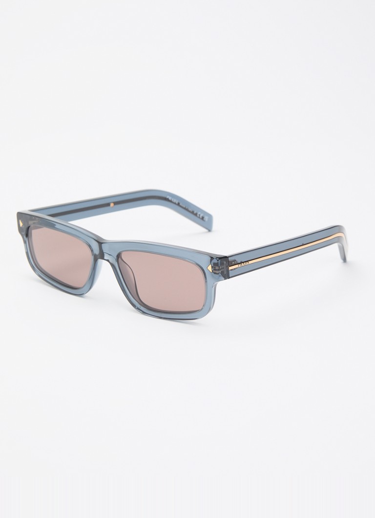 Prada Dames Retro zonnebril PRB11S Donkerblauw - Deal