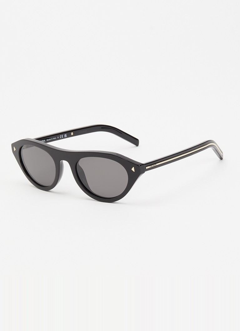 Prada Dames Retro zonnebril PRB15S Zwart - Deal