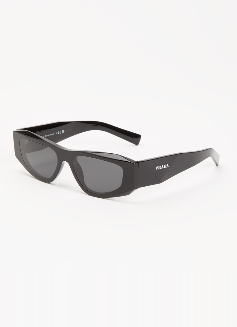 Prada Dames Retro zonnebril PRB19S Zwart - Deal