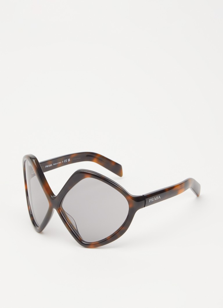 Prada Dames Butterfly zonnebril PRB21S Donkerbruin - Deal