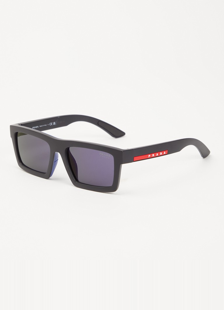 Prada Linea Rossa Heren Wayfarer zonnebril PSA07S Zwart - Deal