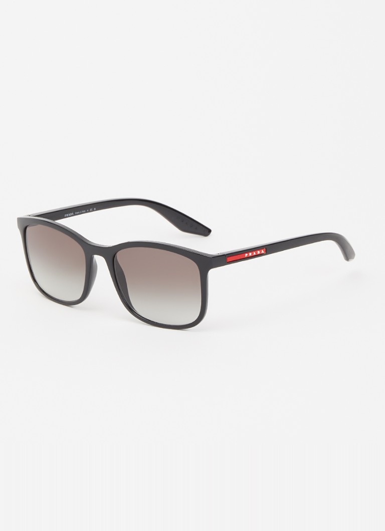 Prada Linea Rossa Heren Wayfarer zonnebril PSA08S Zwart - Deal