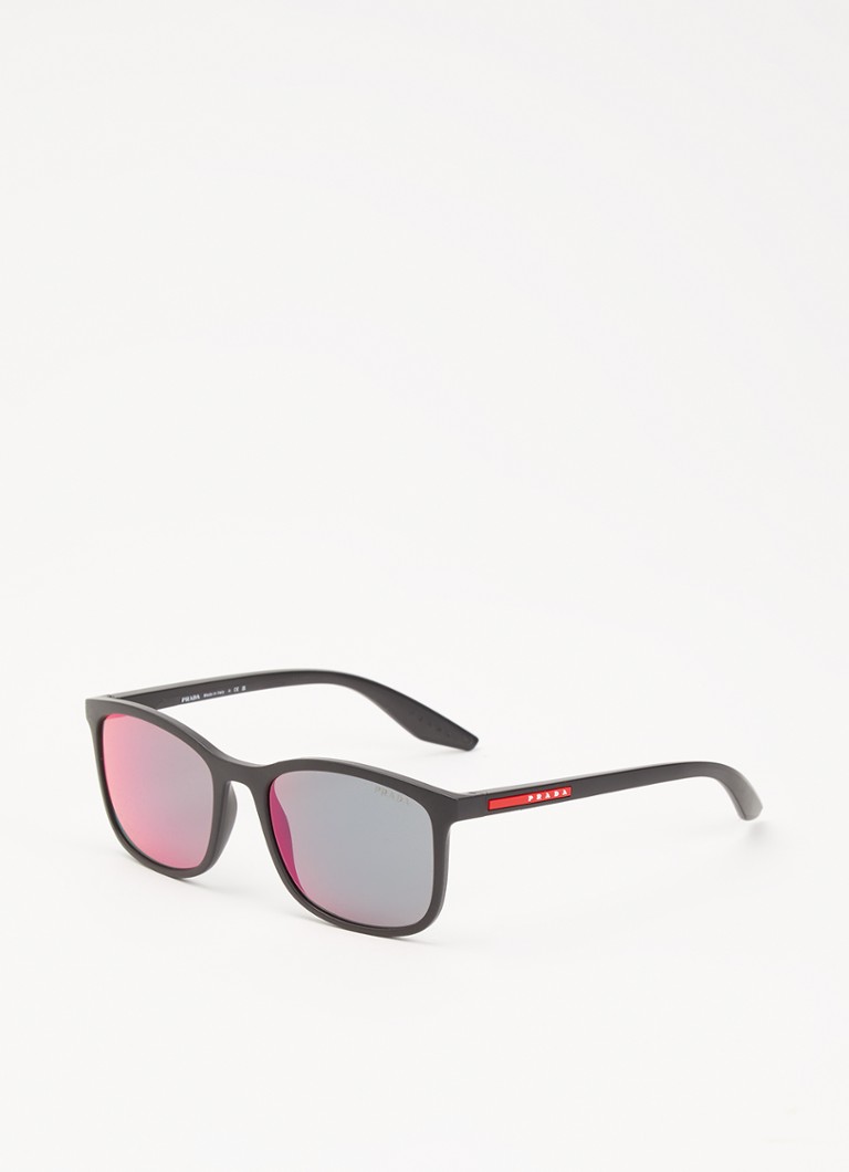 Prada Linea Rossa Heren Wayfarer zonnebril PSA08S Zwart - Deal