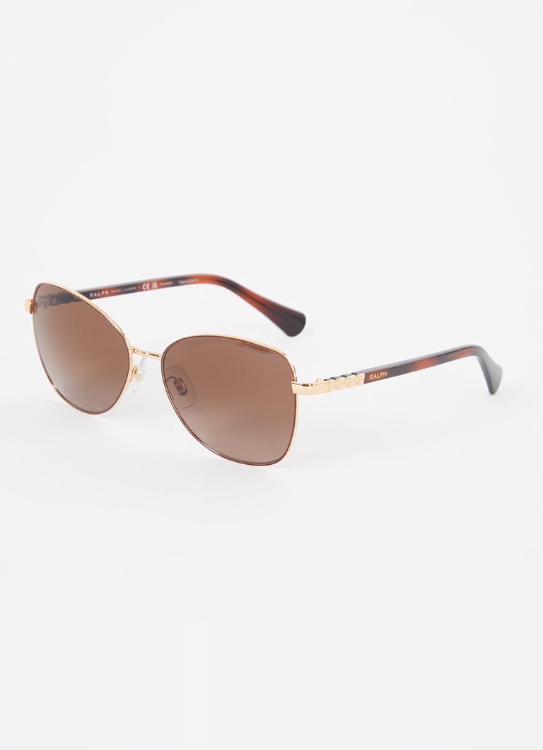 Ralph Lauren Dames Butterfly zonnebril gepolariseerd RA4147 Goud - Deal